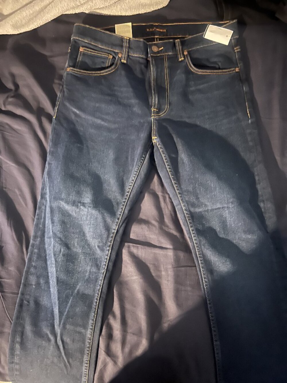 Nudie Jeans Lean Dean Jeans - 34 x 32 (Colour: New Ink)